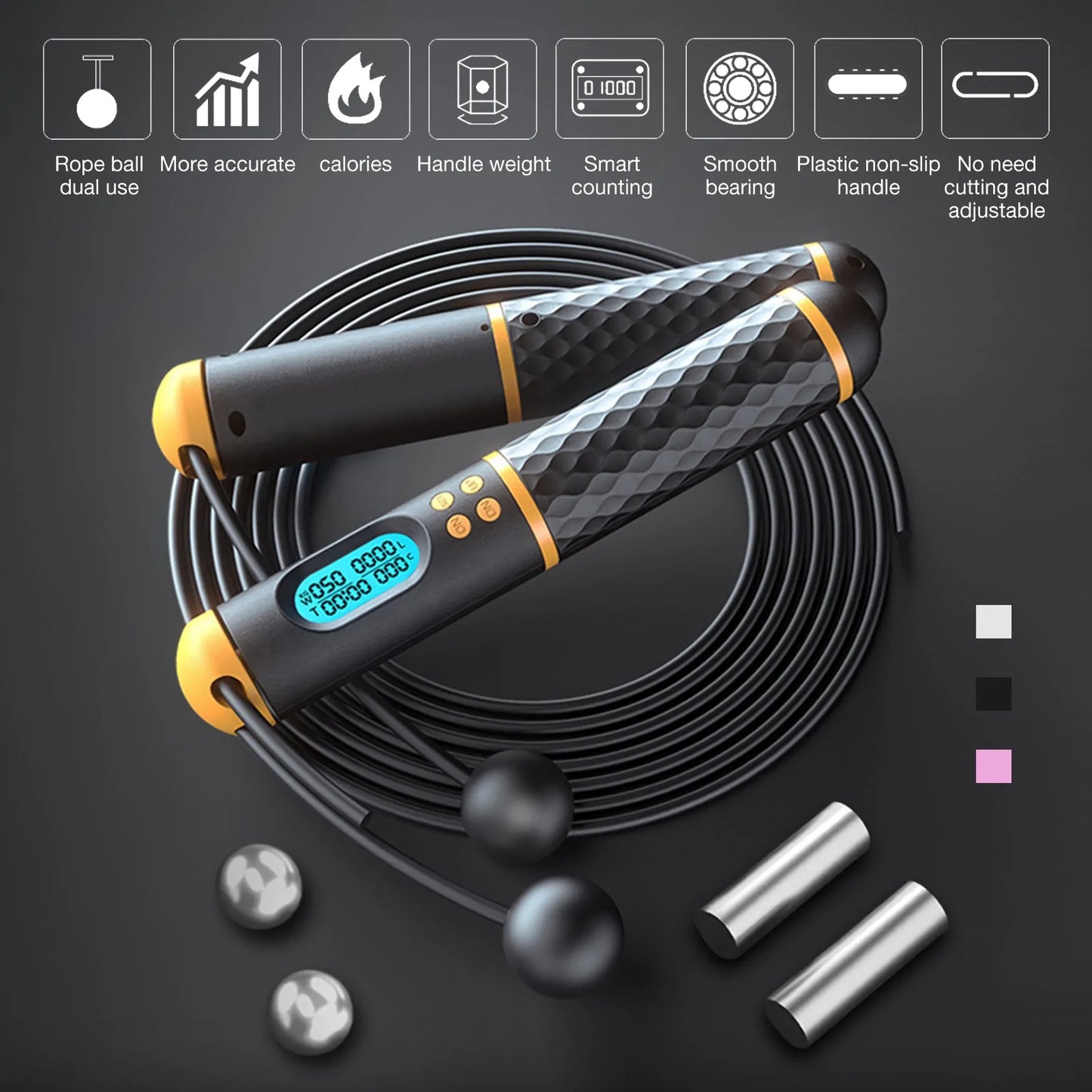 Precision Fitness Digital Jump Rope