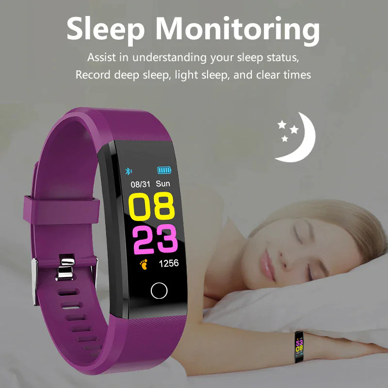 Health Smartwatch with Activity & BP Tracking